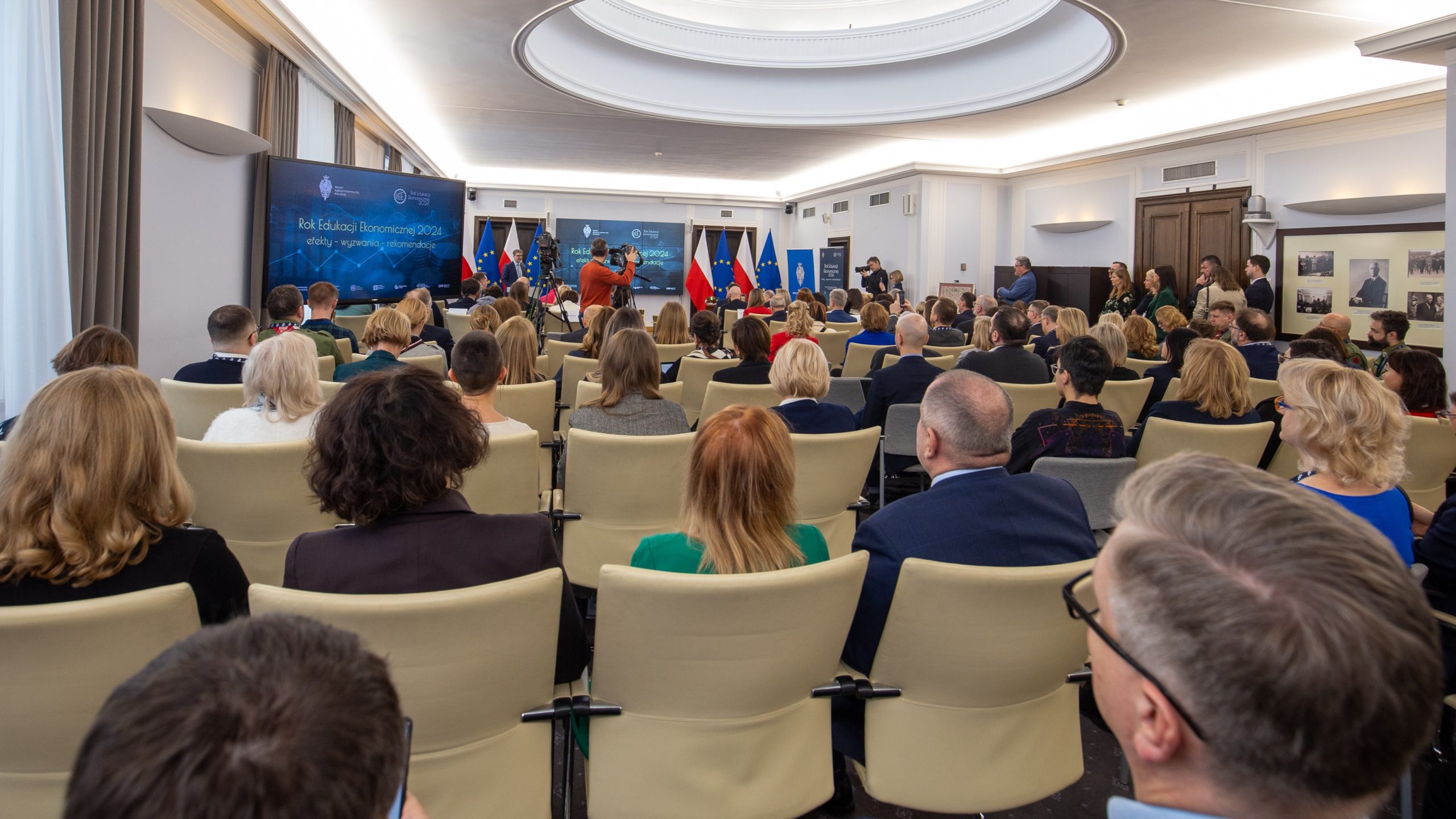 Konferencja „Rok Edukacji Ekonomicznej 2024: efekty – wyzwania – rekomendacje” - 14 stycznia 2025 r., Warszawa, Senat RP - Waldemar Zbytek, przewodniczący Komitetu Organizacyjnego Roku Edukacji Ekonomicznej