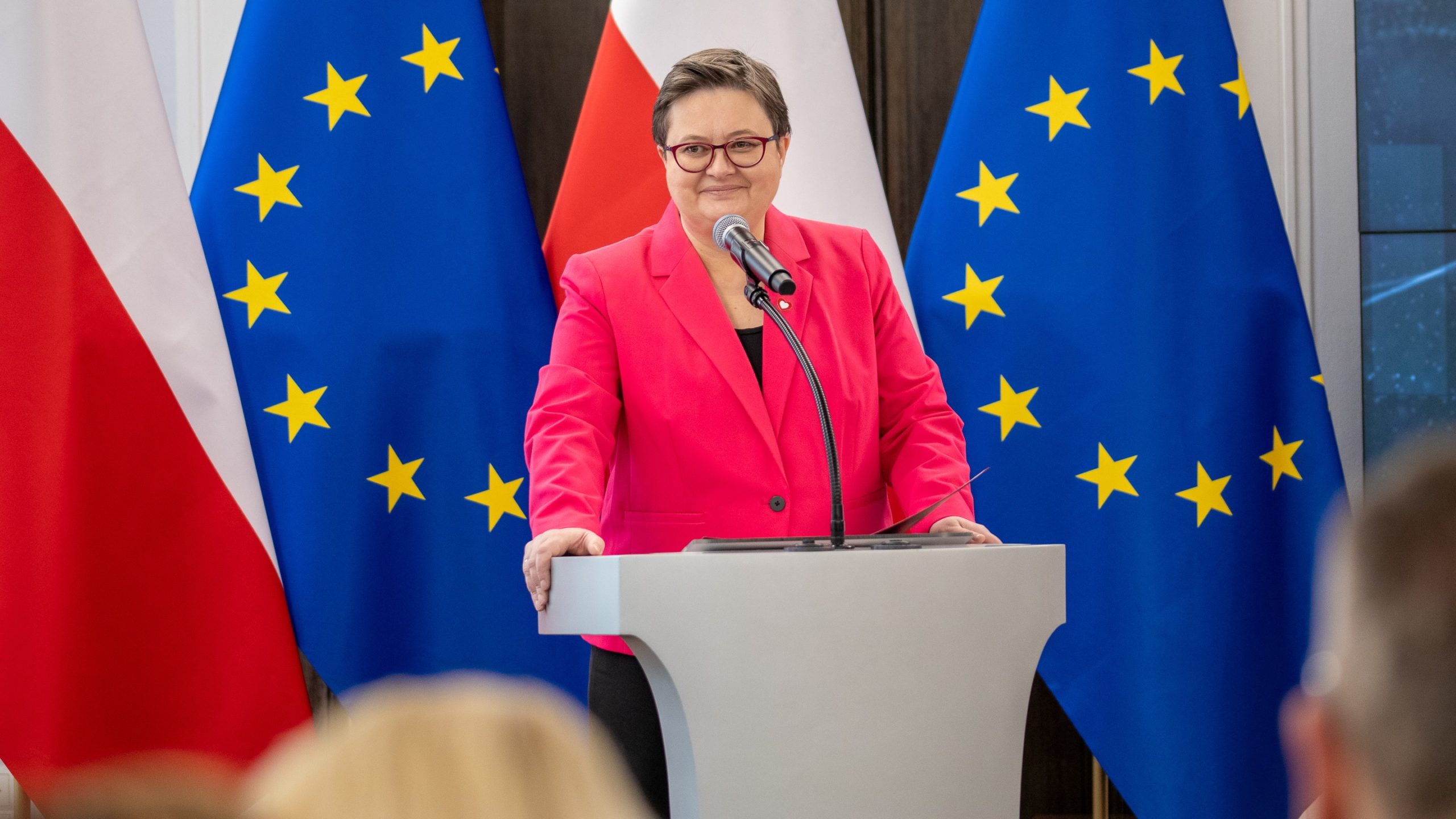 Konferencja „Rok Edukacji Ekonomicznej 2024: efekty – wyzwania – rekomendacje” - 14 stycznia 2025 r., Warszawa, Senat RP - Katarzyna Lubnauer, sekretarz stanu w Ministerstwie Edukacji