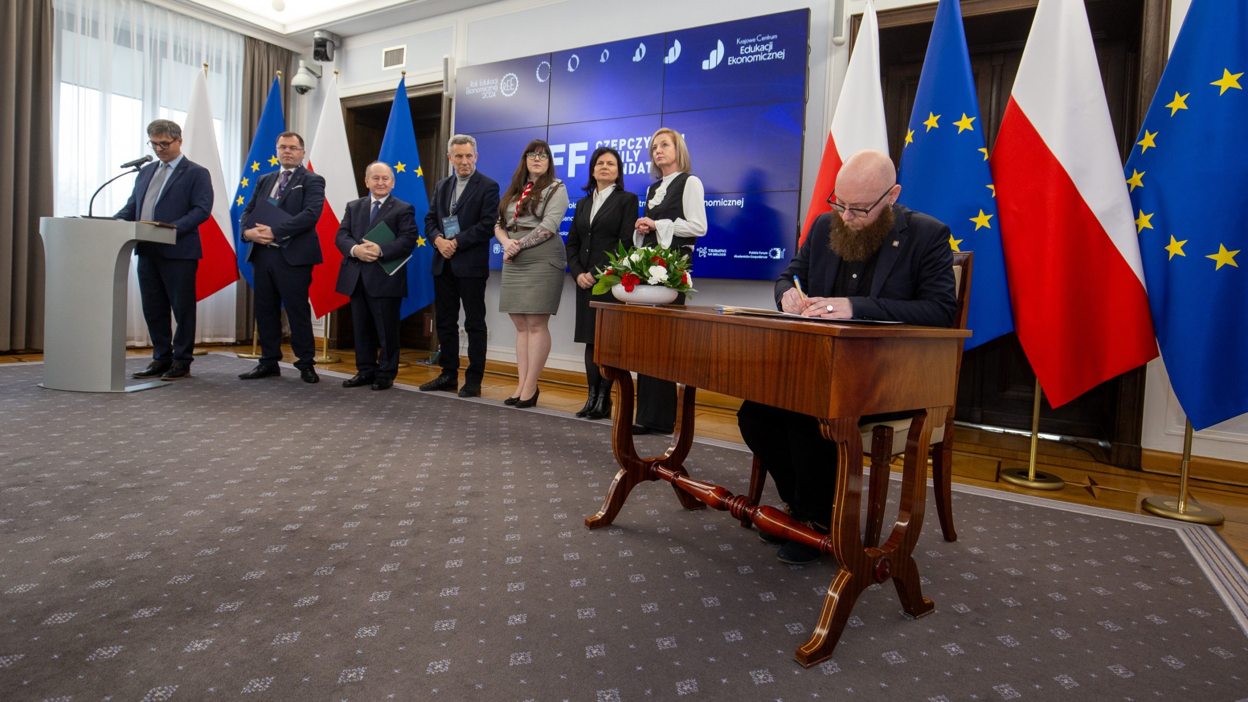 Konferencja „Rok Edukacji Ekonomicznej 2024: efekty – wyzwania – rekomendacje” - 14 stycznia 2025 r., Warszawa, Senat RP - Damian Kupczyk, Prezes Zarządu, Czepczyński Family Foundation