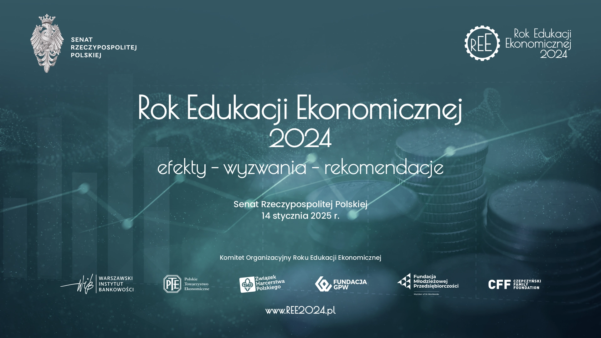 Konferencja „Rok Edukacji Ekonomicznej 2024: efekty – wyzwania – rekomendacje” - Zapowiedź