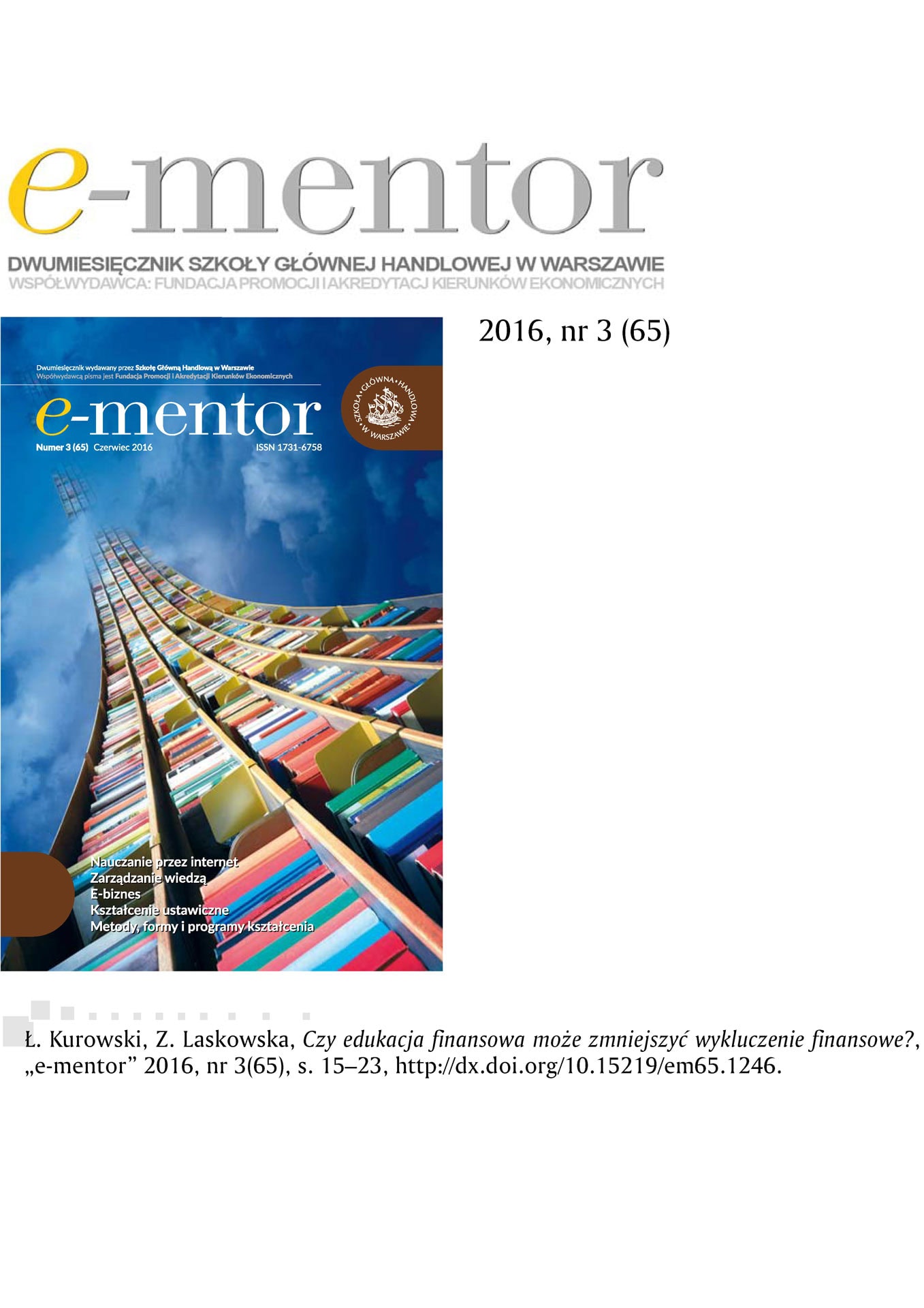 Czy edukacja finansowa może zmniejszyć wykluczenie finansowe?