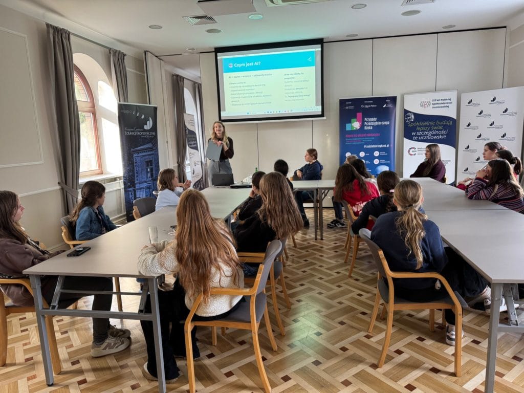 Krajowe Centrum Edukacji Ekonomicznej podczas Polonijnej Akademii Przedsiębiorczości.