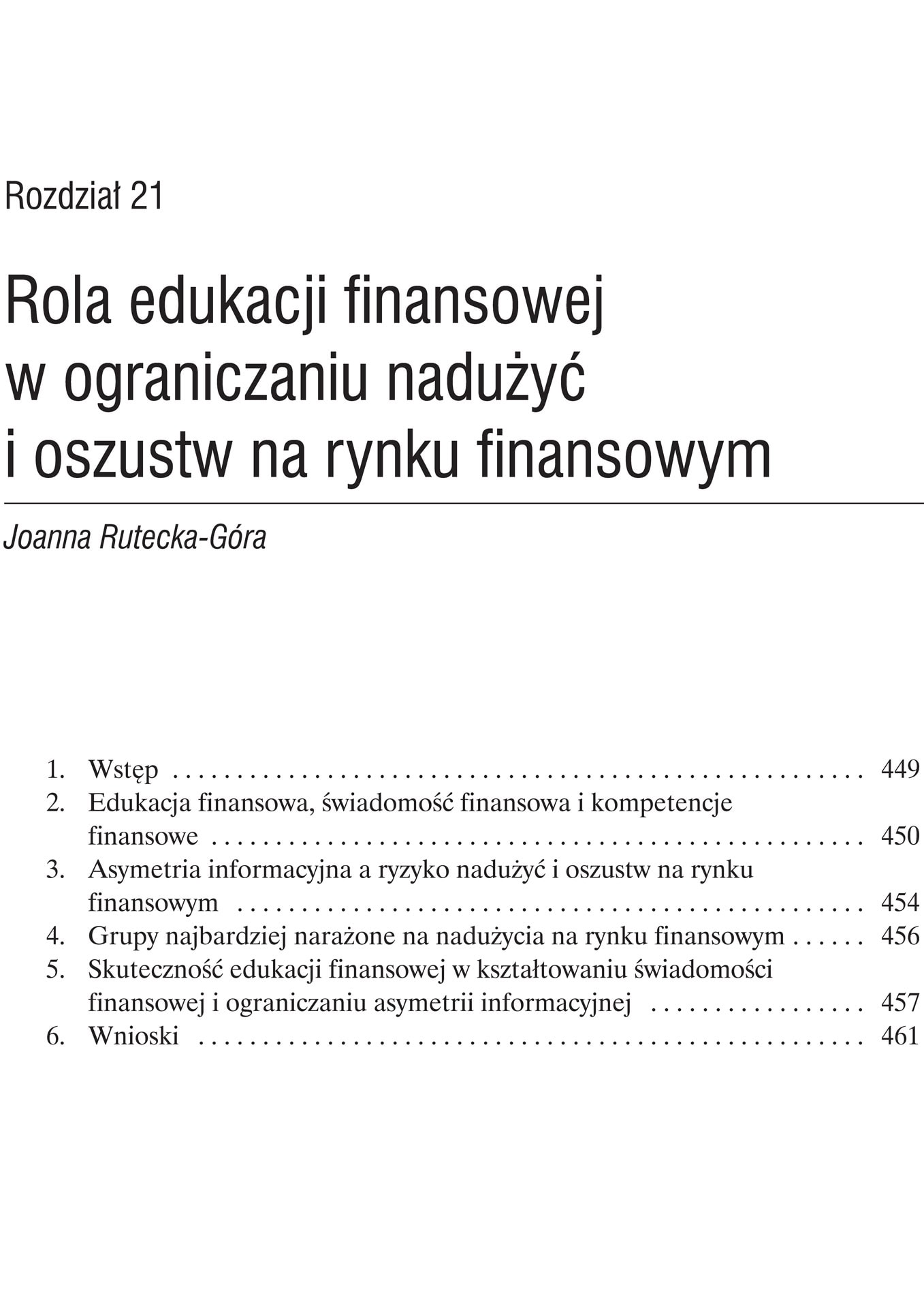 Rola edukacji finansowej w ograniczaniu nadużyć i oszustw na rynku finansowym