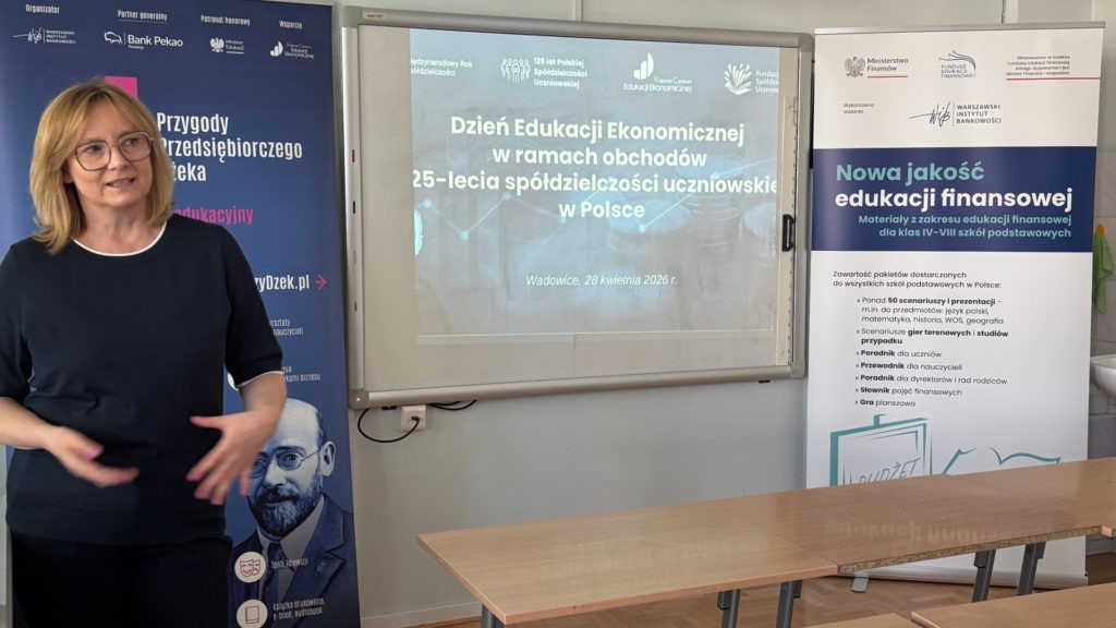 Dzień Edukacji Ekonomicznej w Wadowicach – uroczyste zakończenie obchodów 125-lecia spółdzielczości uczniowskiej