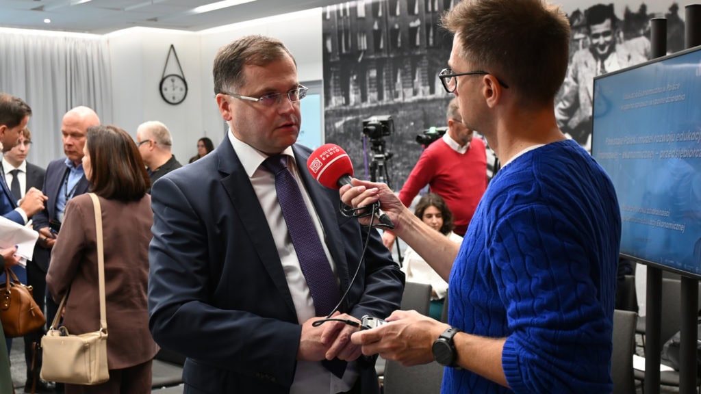 Powstaje polski model rozwoju edukacji ekonomicznej i finansowej - Konferencja prasowa - dr Tadeusz Białek
